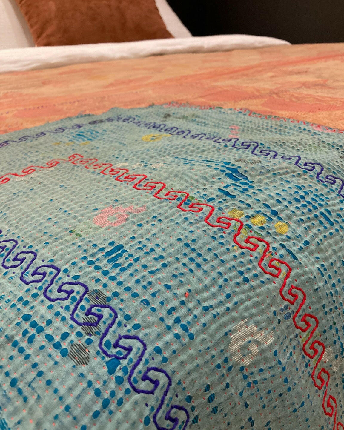 Plaid Vintage Kantha Claire Gasparini