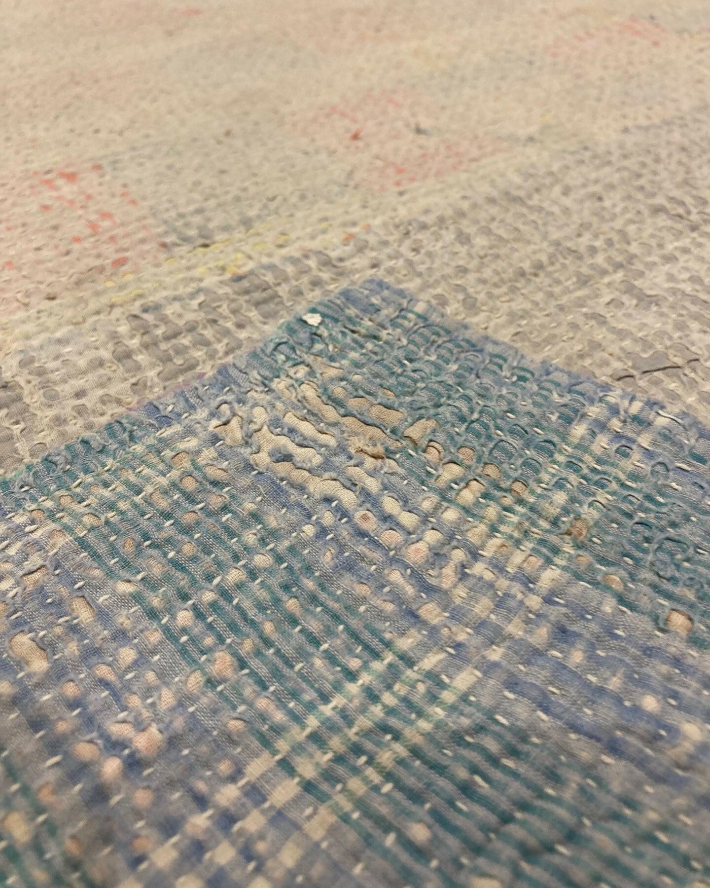 Plaid Vintage Kantha Claire Gasparini