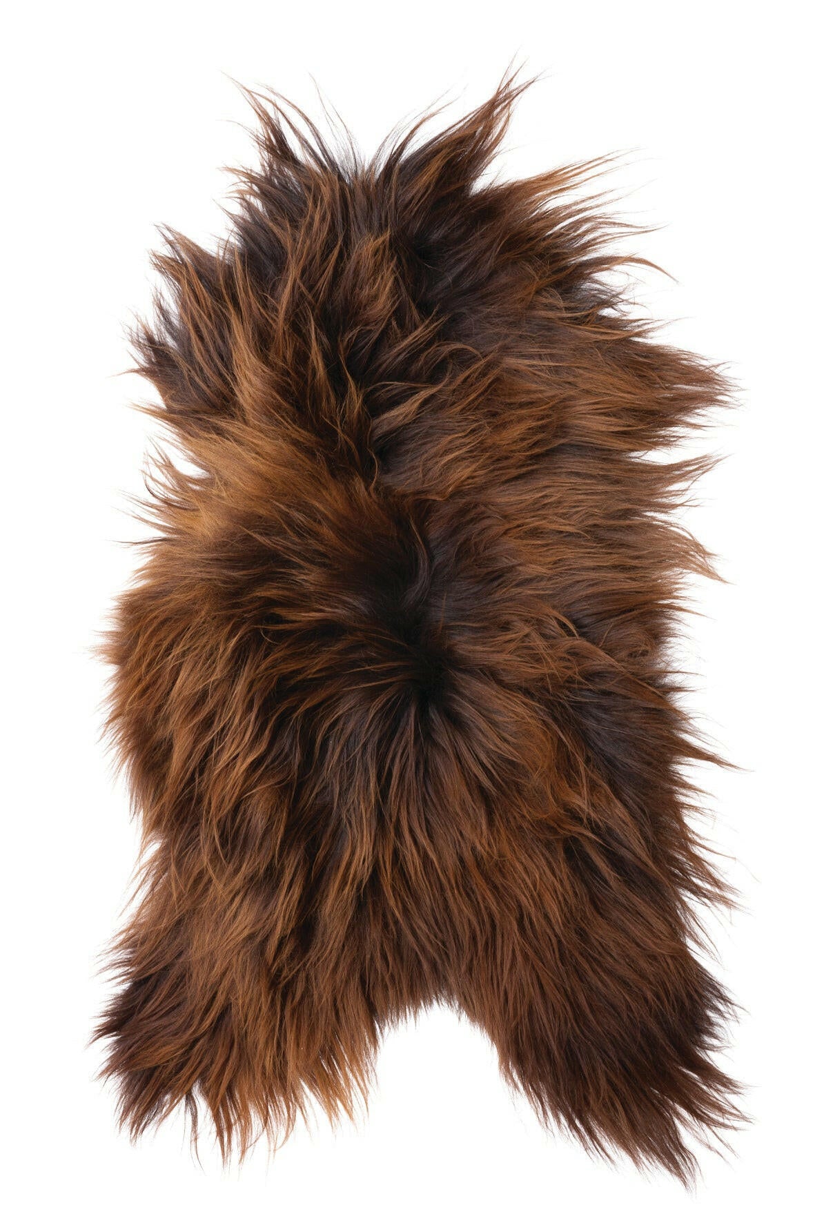 Peau de Mouton Islandais Naturel Rusty Havane.