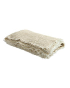 Vice Versa Washed Linen Crepon Throw, Fior di Latte