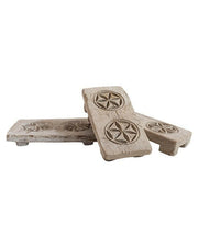 Planche en bois vintage blanchie Snowdrops