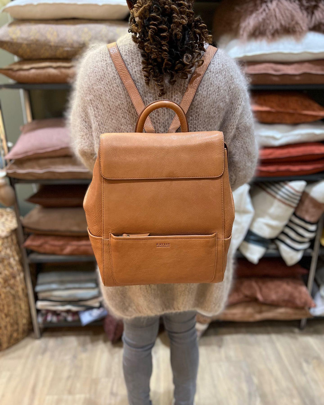 Sac à dos Jean, ­Wild Oak Soft Grain Leather.