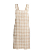 Tablier Japonais Vintage Vichy, Crème