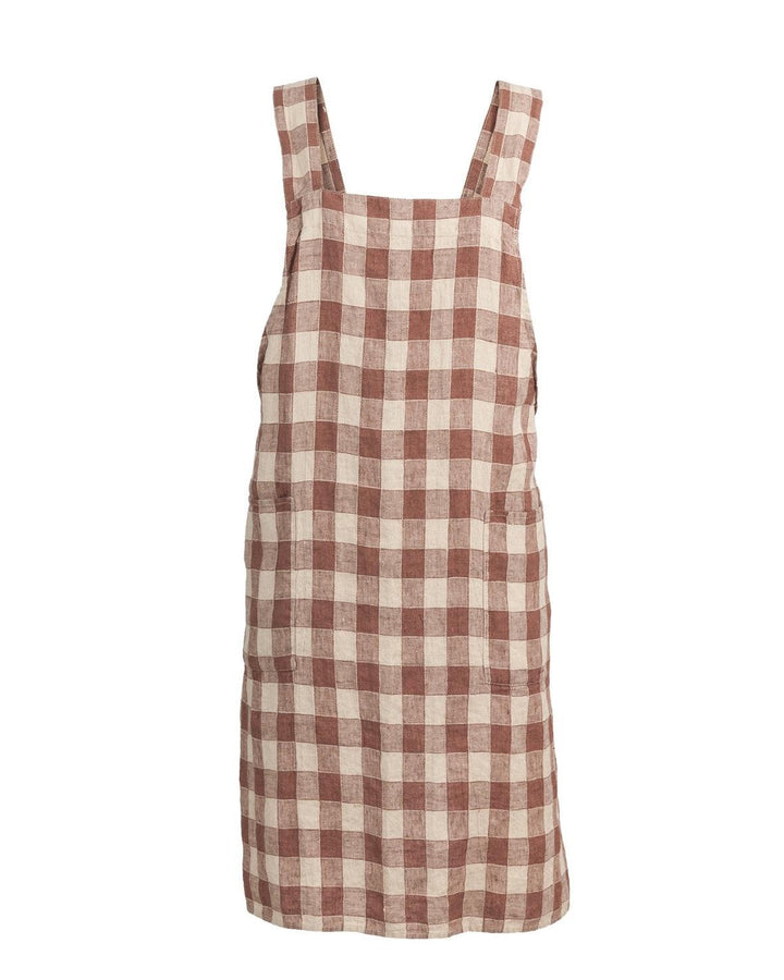Tablier Japonais Vintage Vichy Litchi