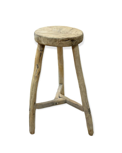 Tabouret Vintage Orme Snowdrops