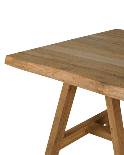 Table Yokohama en teck recyclé.