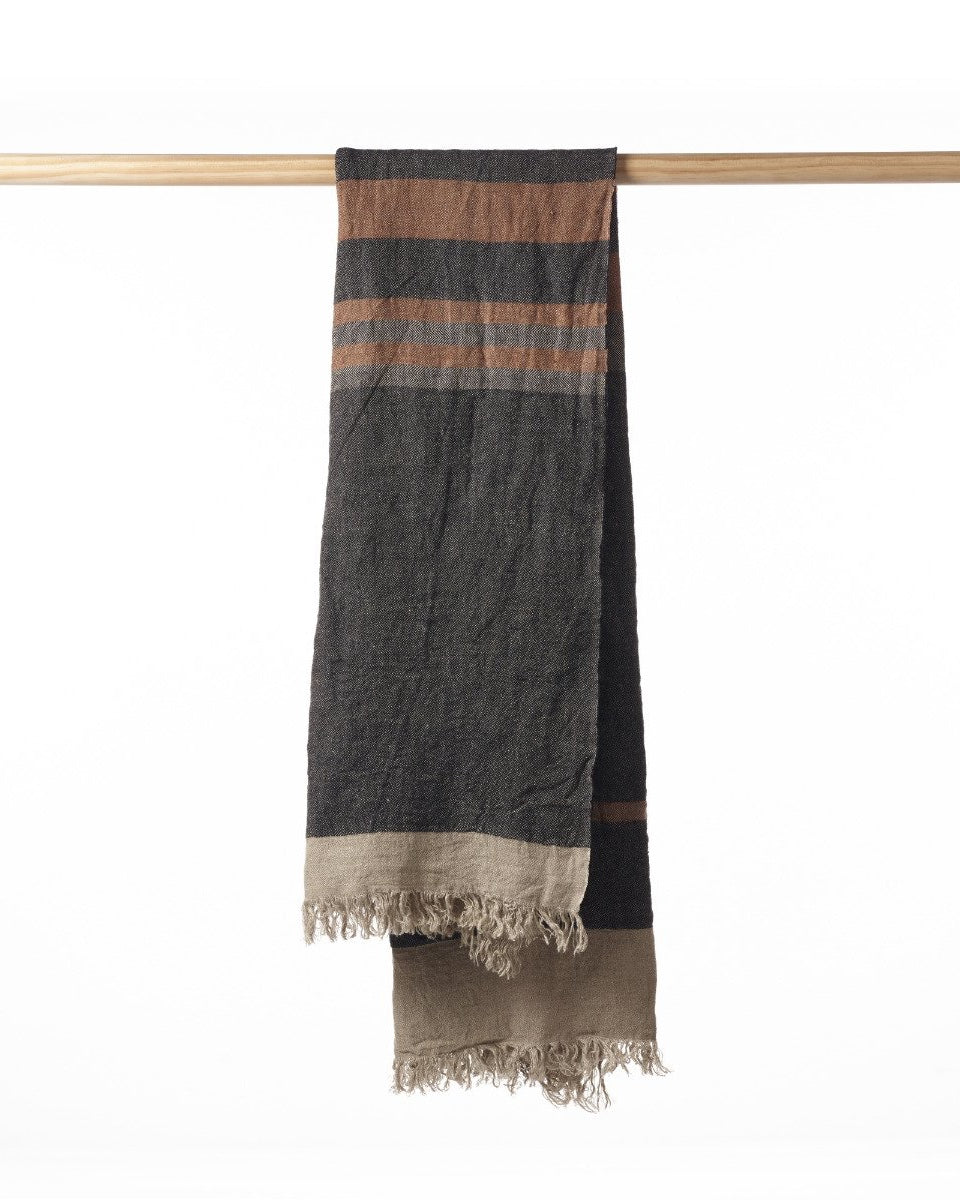 the_belgian_towel_fouta-black_stripe_Halo Concept