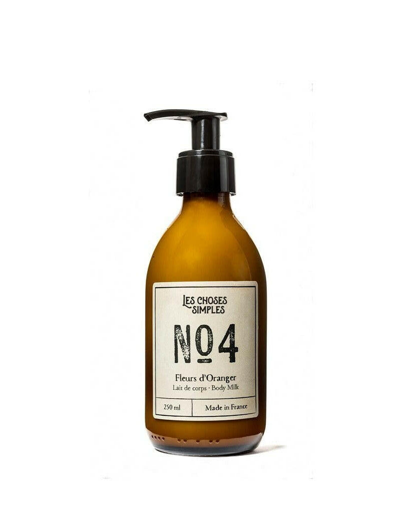 Lait Mains et Corps N°4, Fleurs d'Oranger - -Les Choses Simples-Halo Concept