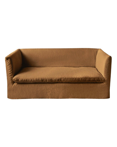 Boho 190 Sofa in Linen Stone Washed Havana