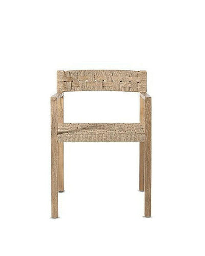 CORA chair in teak and rope
