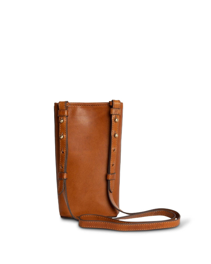 Etui de téléphone Charlie, Cognac.