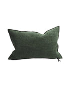 Vice Versa Cushion in Nomade Canvas, Avocado