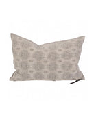 Vice Versa Jacquard Stone Washed Kilim Cushion, Cement