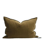 Vice Versa Cushion in Formentera Canvas, Bronze