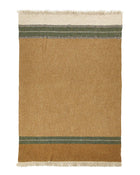 Montana Wool & Linen Throw — Gold