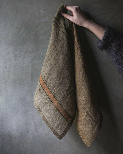 Serviette_Marie_Bronze_Stripe_Libeco_Halo_Concept