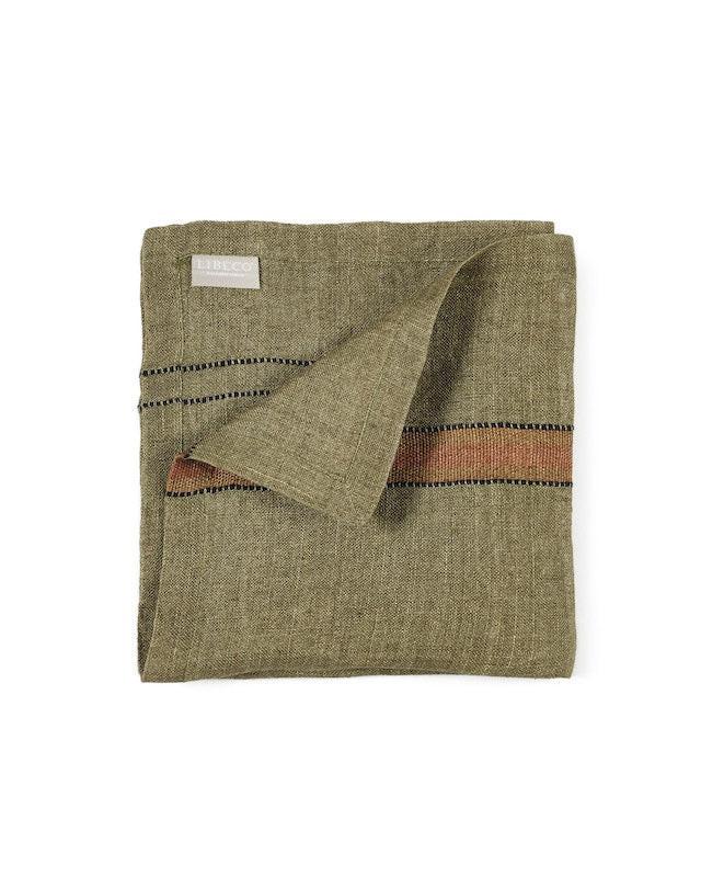 Serviette_Marie_Green_Stripe_Libeco_Halo_Concept