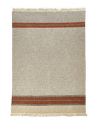 Montana Wool & Linen Throw — Grey