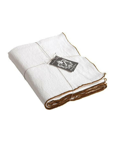 Nappe Bourdon Toile Mimi Blanc Bourdon Epices Maison de Vacances