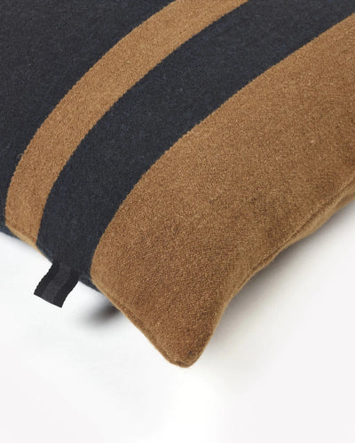 Montana throw in wool and linen Doré