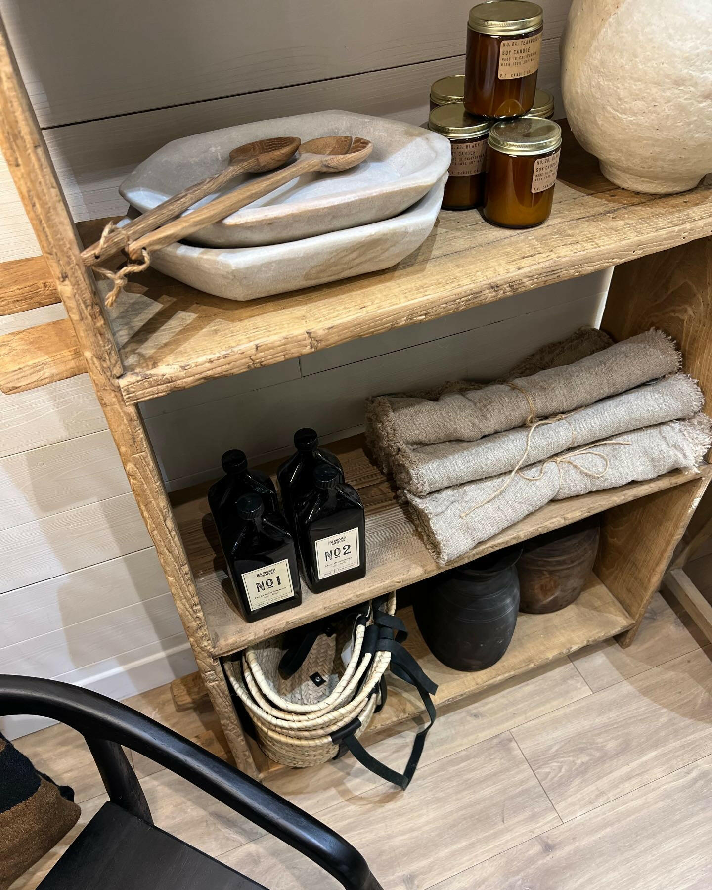 Plat en Marbre Vintage, Blanc.