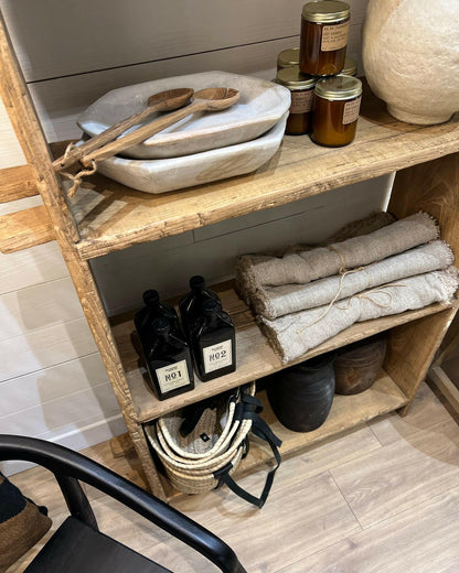 Plat en Marbre Vintage, Blanc.