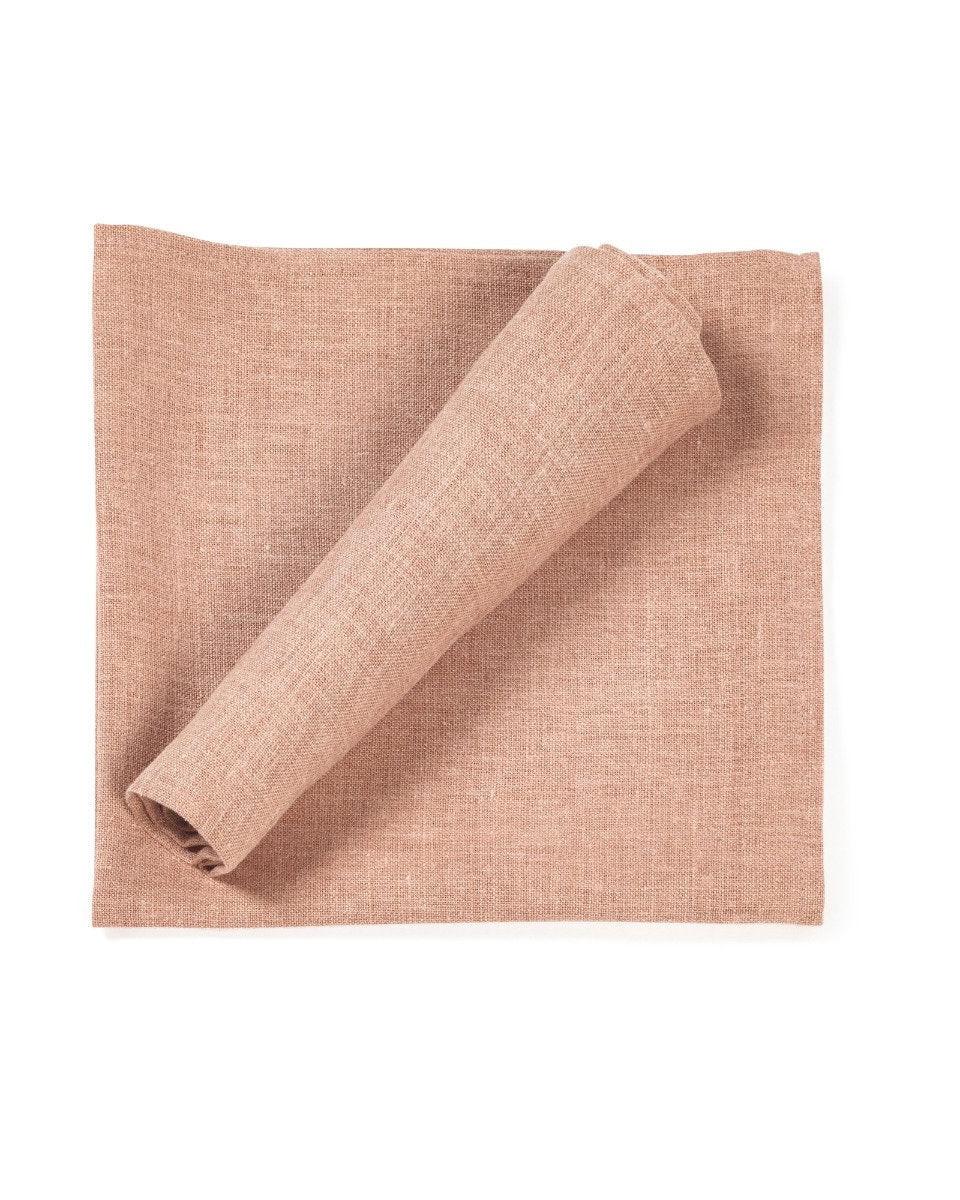 Serviette de table Polylin Washed, Apricot.