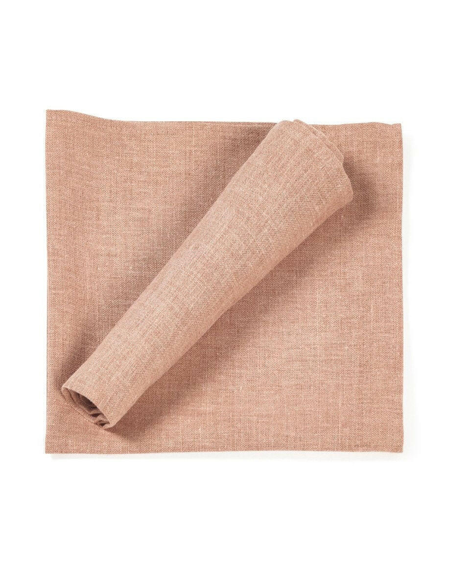 Serviette de table Polylin Washed, Apricot.