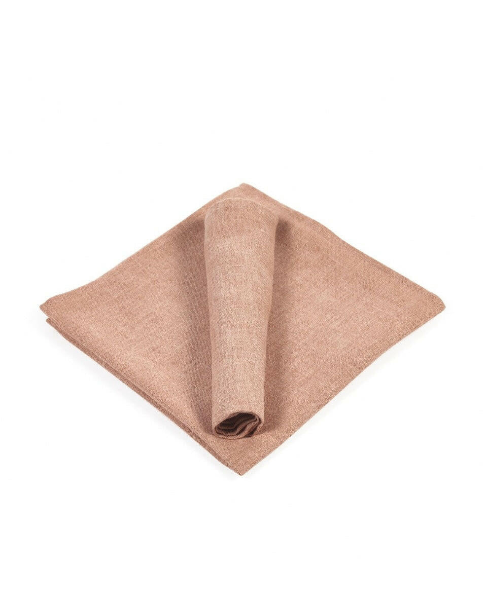 Serviette de table Polylin Washed, Apricot.