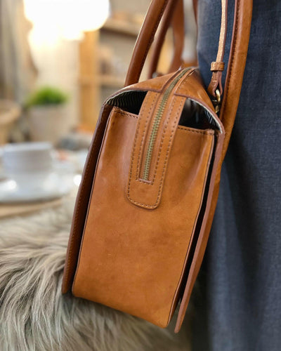sac kate cognac