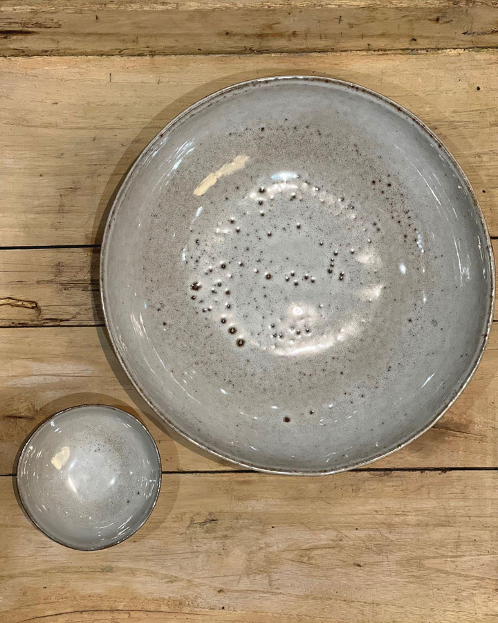 Saladier Taranto, grès émaillé.