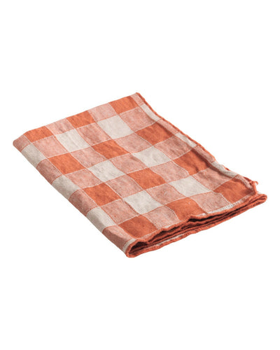 Serviette Vintage Vichy Marmelade Maison de Vacances