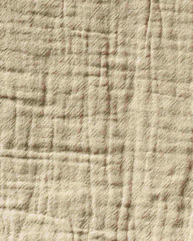 Taie d'oreiller gaze de coton light Mastic Maison d'été 