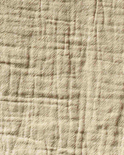 Taie d'oreiller gaze de coton light Mastic Maison d'été 