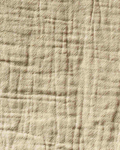 Taie d'oreiller gaze de coton light Mastic Maison d'été 