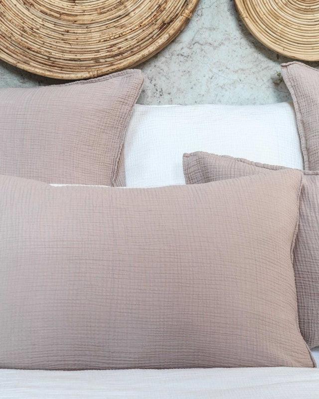 Housse de couette gaze de coton nude Maison d'été