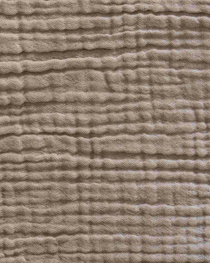 Taie d'oreiller gaze de coton nude Maison d'été 