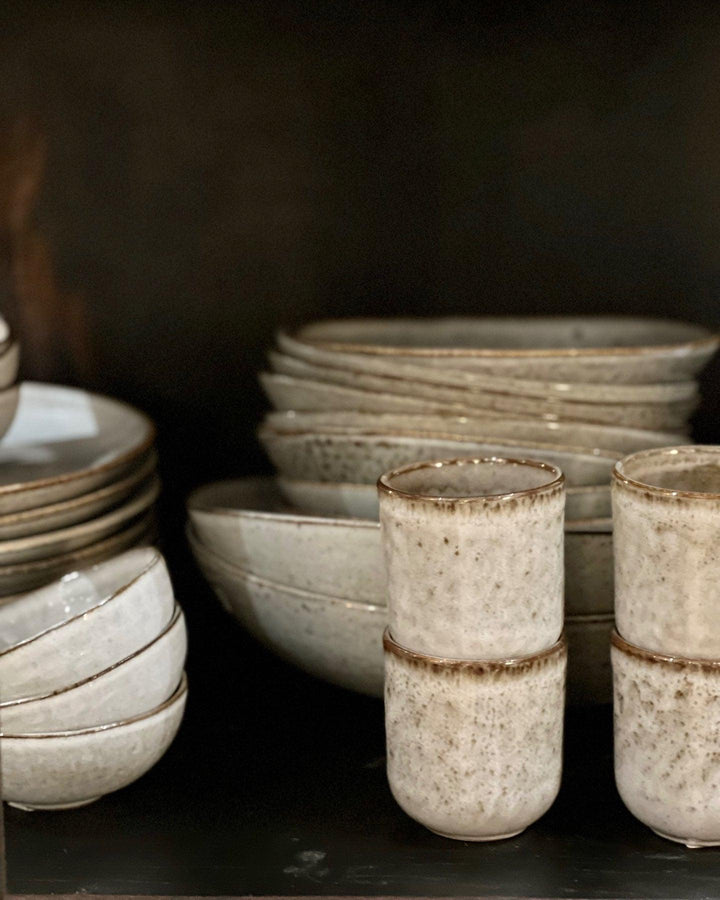 Assiette à diner Taranto, grès émaillé.