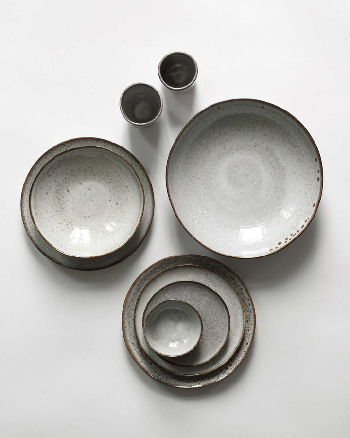 Saladier Taranto, grès émaillé.