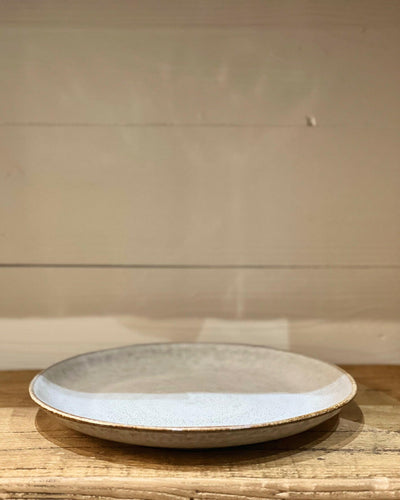 Taranto desert plate, glazed stoneware