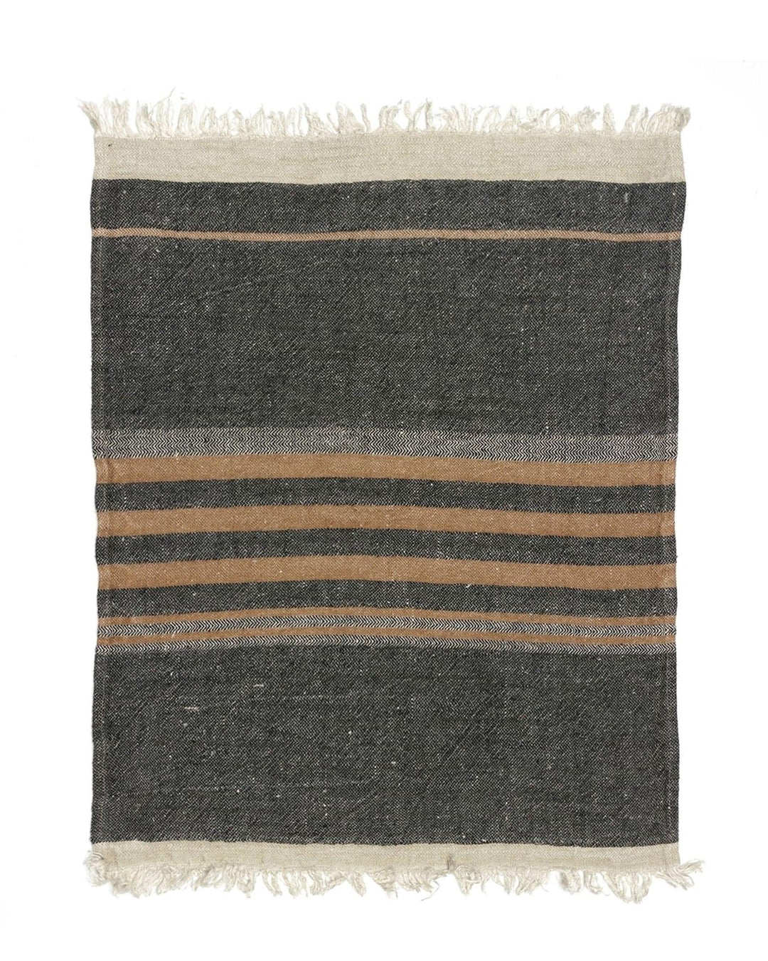 the_belgian_towel_fouta-black_stripe_Halo Concept