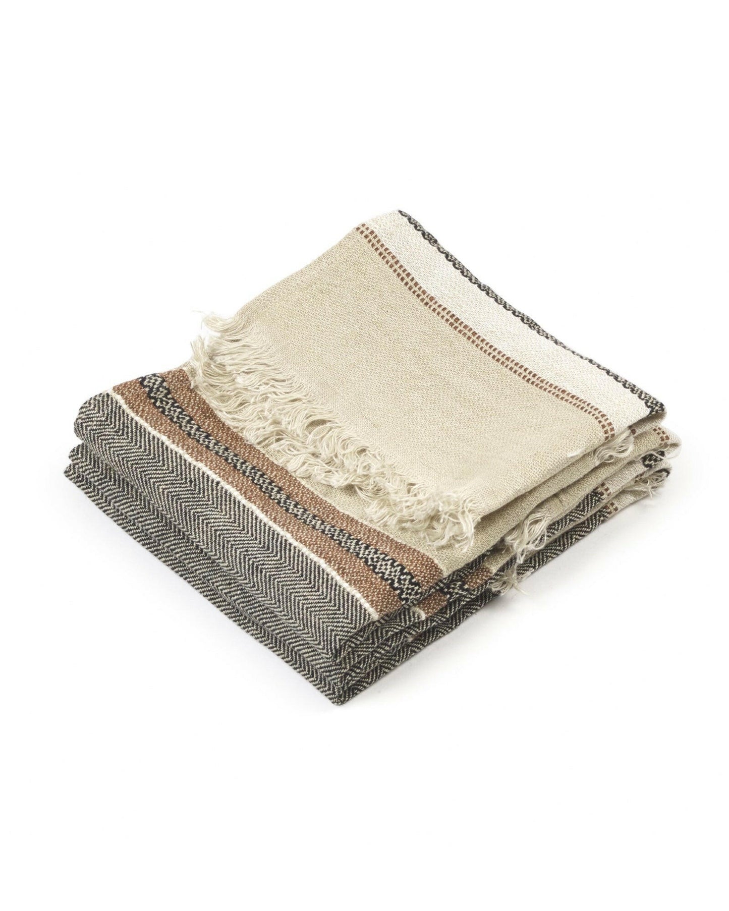 The Belgian Towel, Beeswax Stripe.