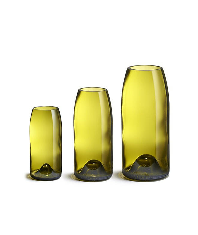 Vase Bouteille Rire - -Q de Bouteilles-Halo Concept